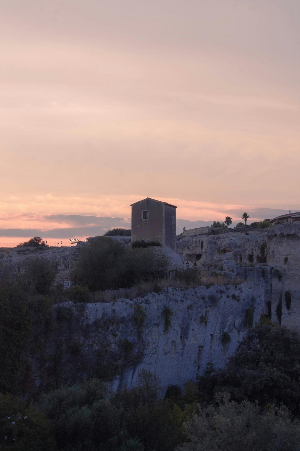 Stronghold at sunset